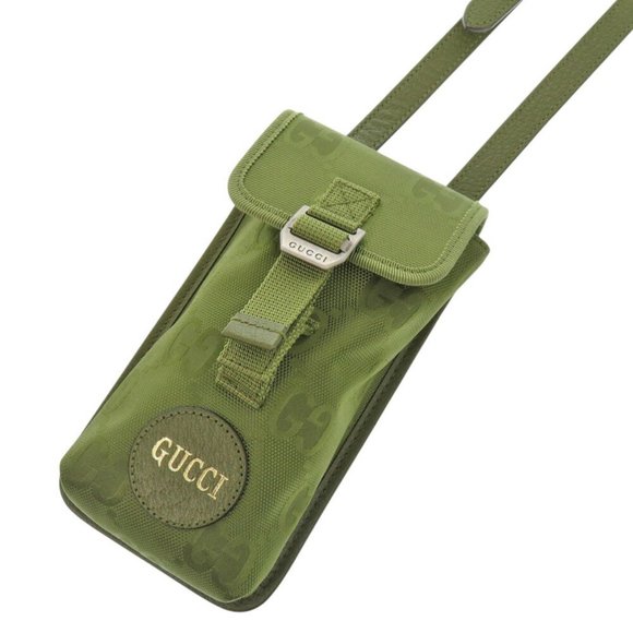 Gucci Off The Grid 696018 GG Nylon Forest Green Shoulder Bag 1147GUCCI - Picture 1 of 6